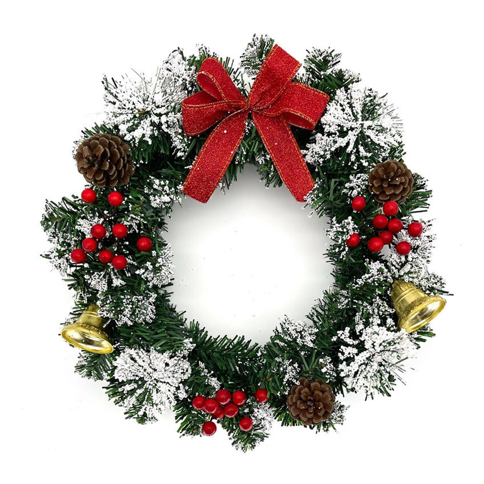 Amazon.co.jp: クリスマスリース ホリデーリース 装飾 玄関用